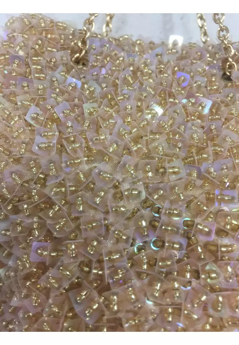 華麗閃亮釘珠手袋