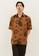 Batik Wibowo brown Gumira Batik Shirt 2DC93AA53A5106GS_1