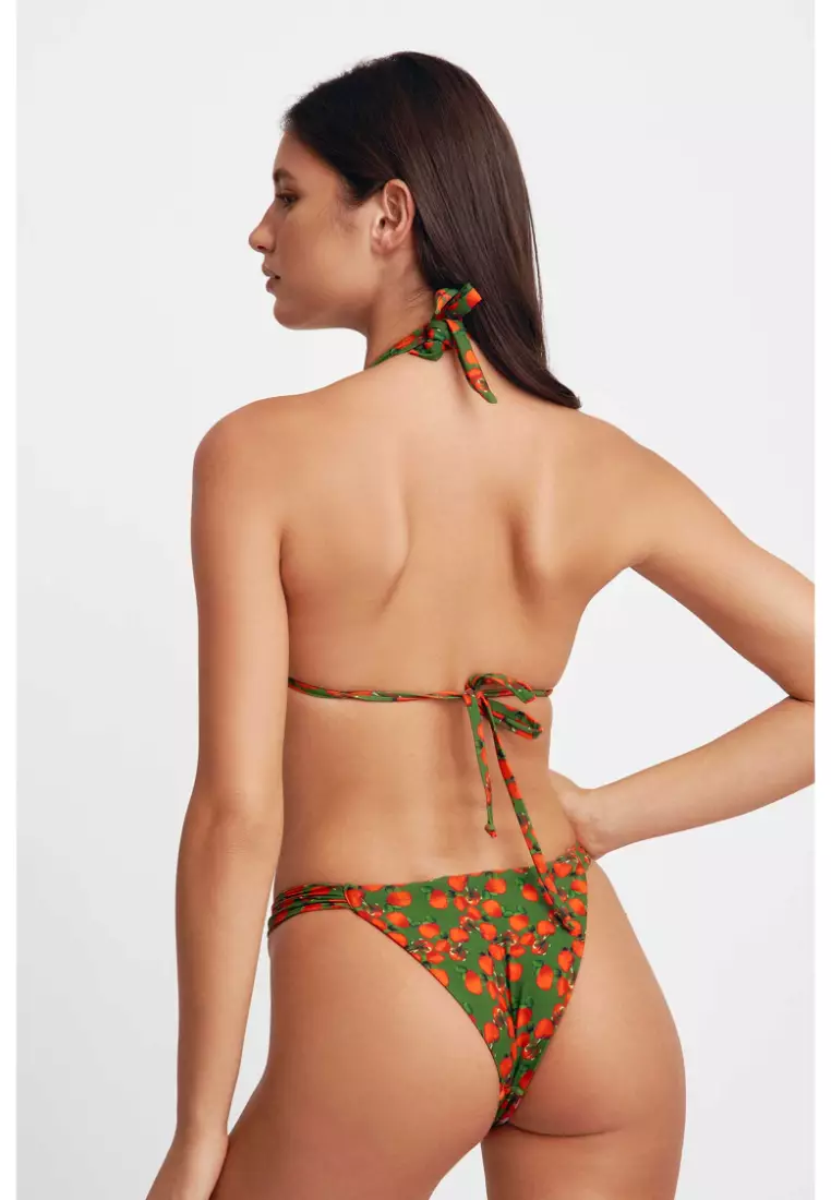 Giana Reversible Cheeky Bikini Bottoms / The Big Apple