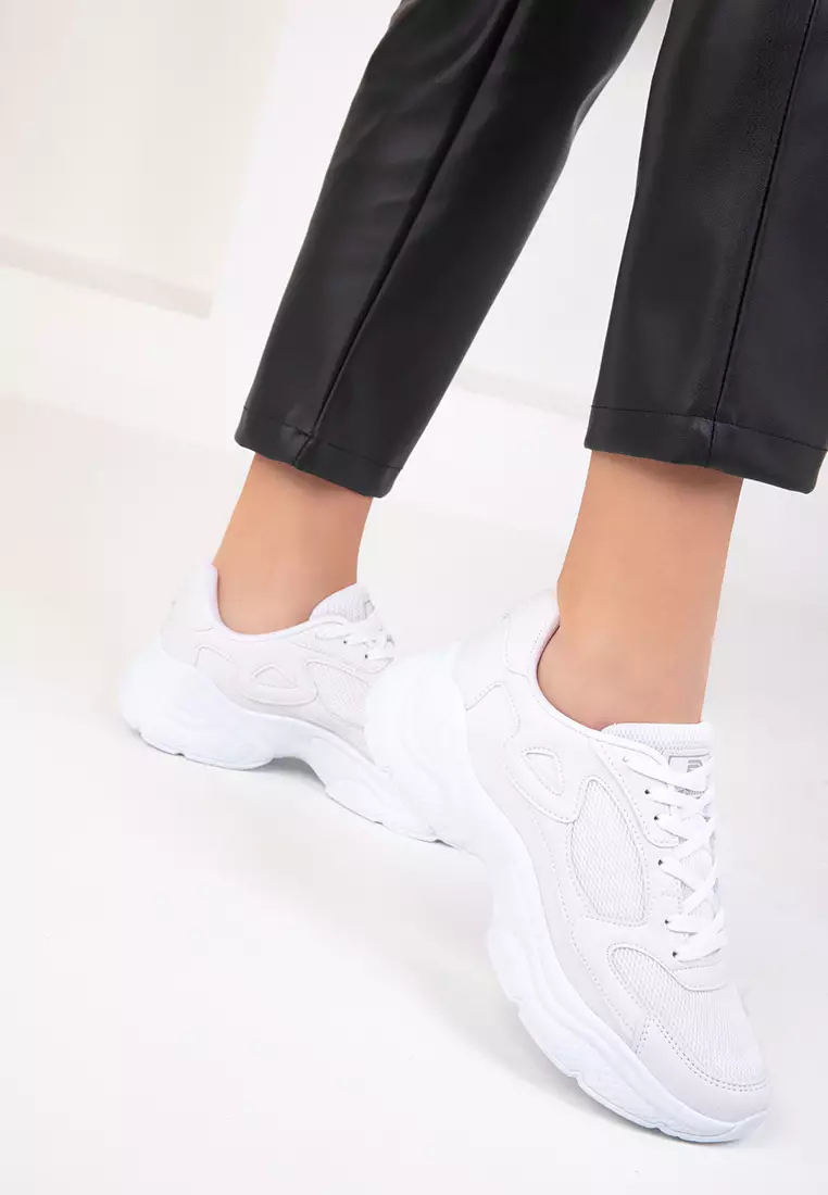 Women's White Sneakers 18147
