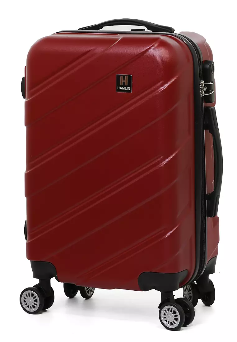Carlton Koper Hardcase Unisex Size 20Inch Suitcase Combination Lock Large Compartment Material ABS+PVC Coated ORIGINAL - Red