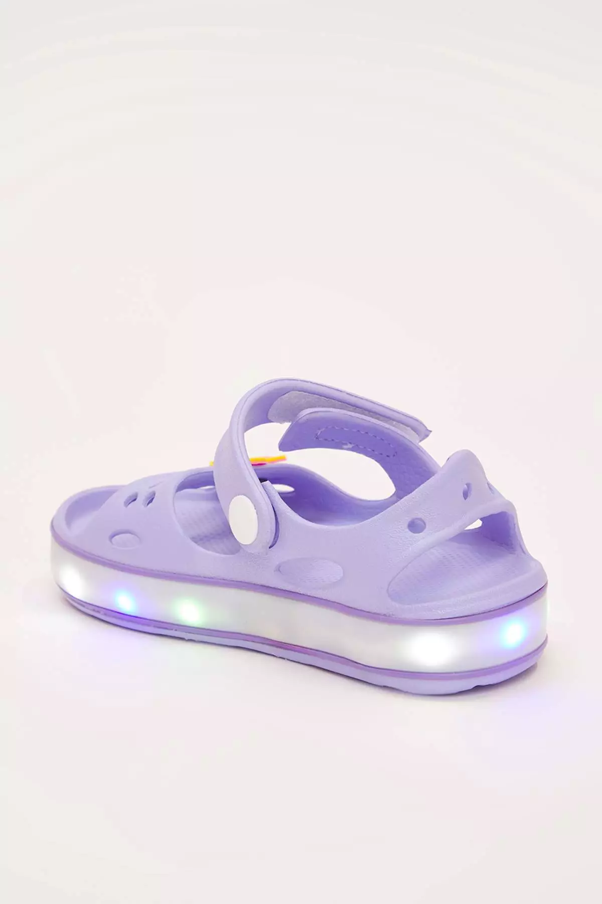 Lilac Lighted Light Sole Girl Child Kids Eva Sandals Takss25Sd00062