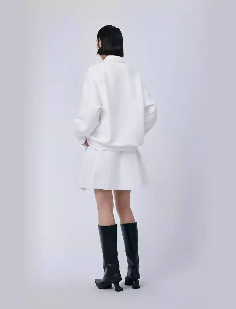 A-Line Short Waist Skirt