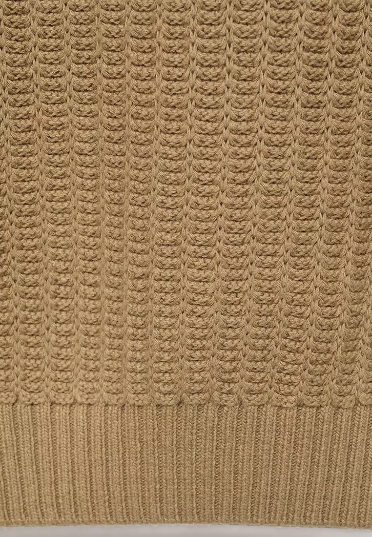 100% Cotton Structured Sweater