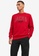 Jack & Jones red Thomas Sweat Crew Neck Sweatshirt 4C0C1AAFC82D6DGS_1