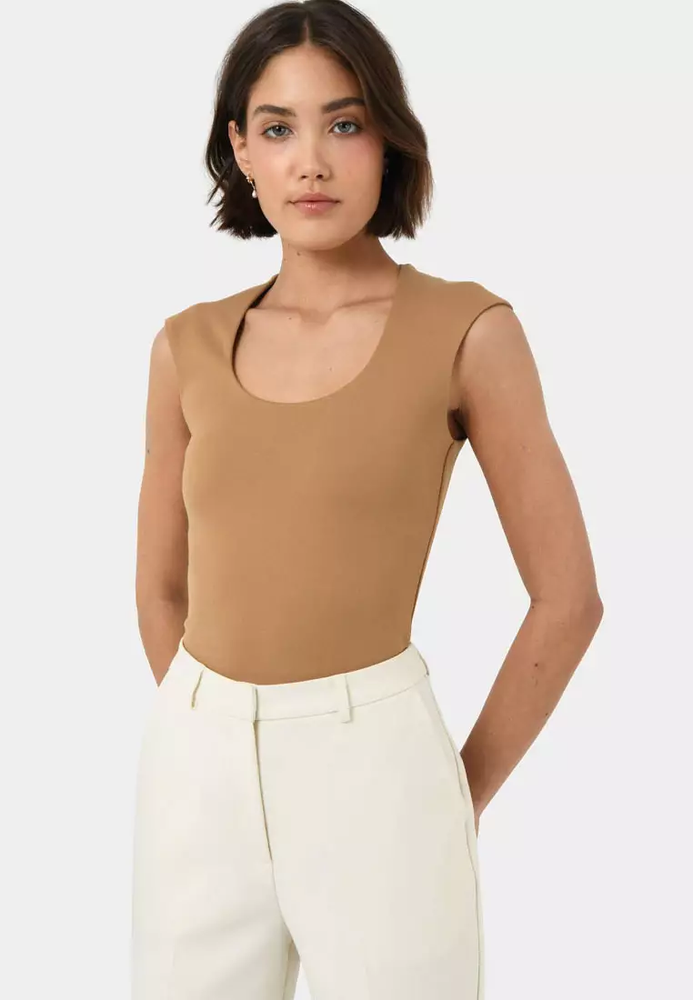 Soho Rounded Square Neck Top