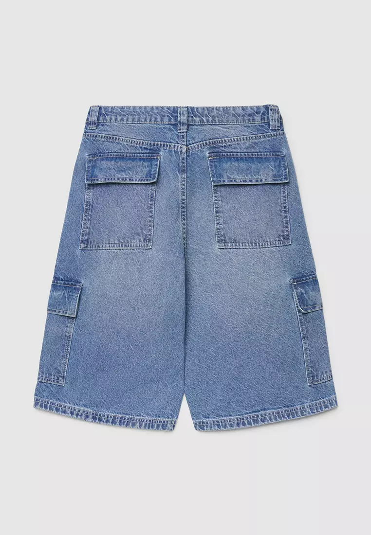 Women's Large Pockets Cargo Shorts