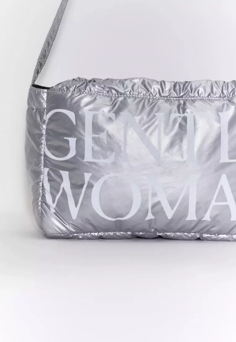 Gentlewoman Dumpling Bag Black Silver Starlight