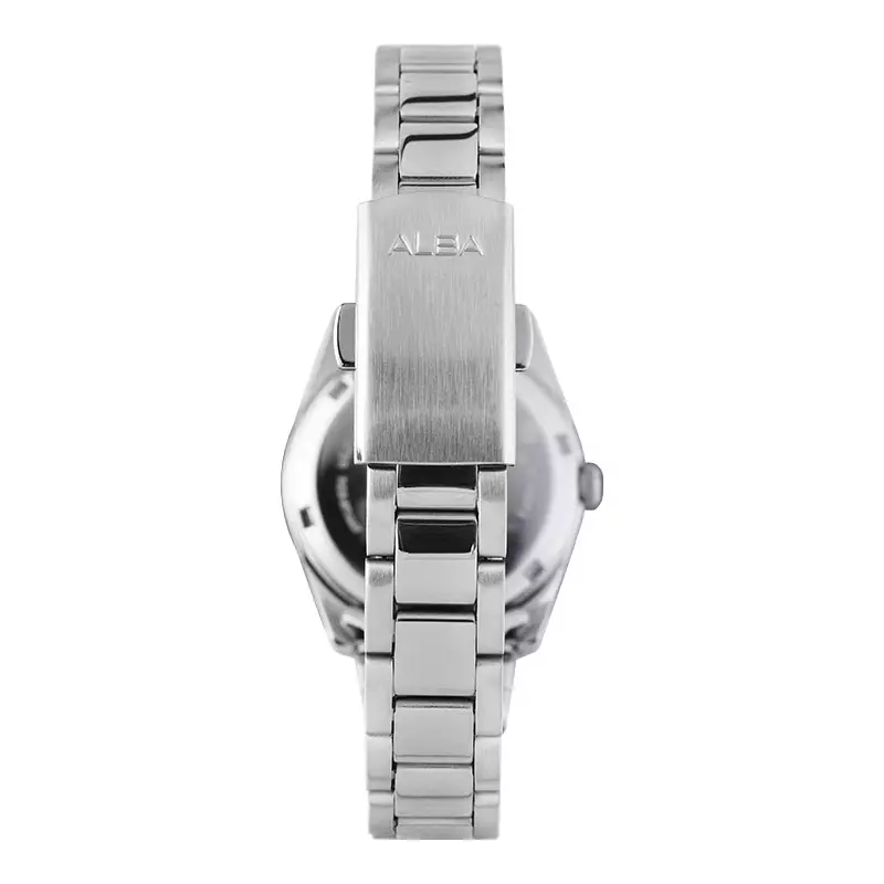 [LAST CHANCE DEALS] Jam Tangan Wanita Alba Prestige AH7CK9X1 Ladies Green Patterned Dial Stainless Steel Strap