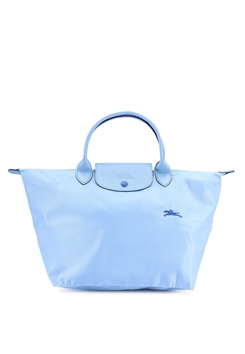 LONGCHAMP blue Le Pliage Club Top Handle Bag M (nt) 7DE1BACD8E41AEGS_1