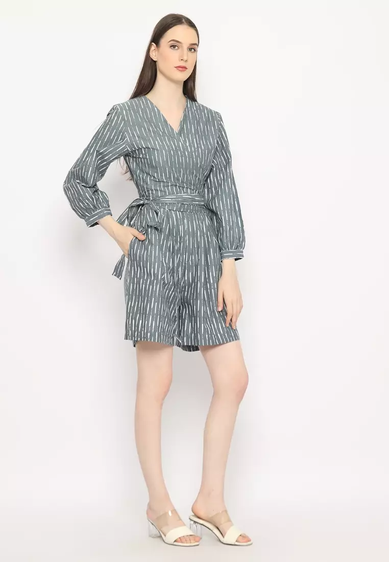 Setelan Alisha Nuria Midi Grey