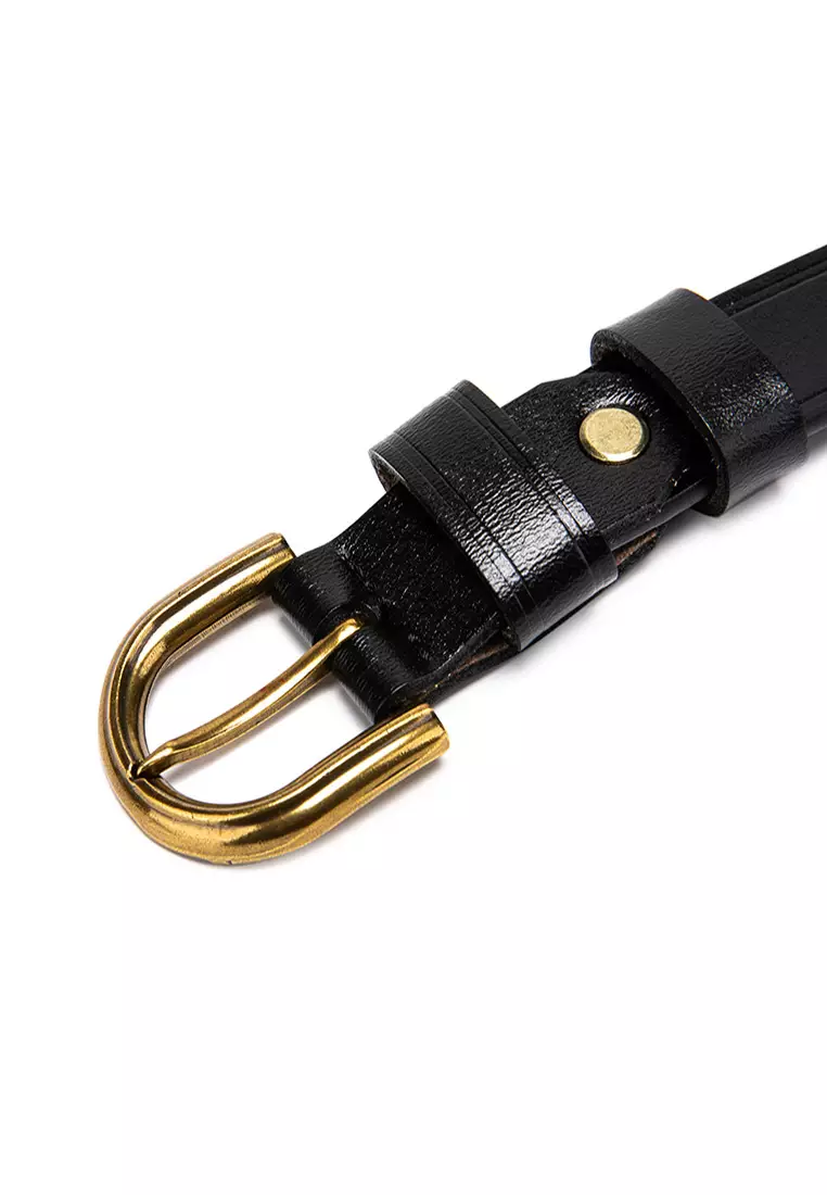 GYKACO CELISE Black - Ikat Pinggang Wanita - Fashion Belt / Sabuk