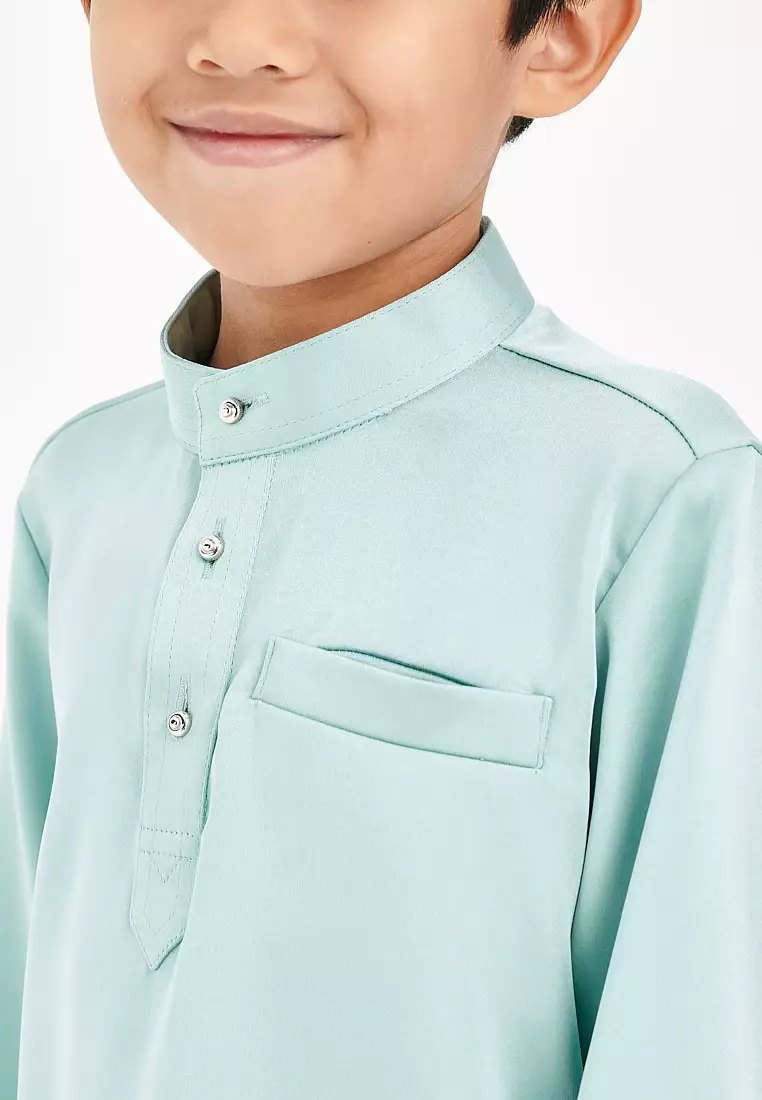 Gene Martino - Abdel Baju Melayu Slim Fit Sedondon – Kids 1139