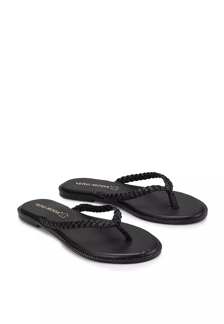 Genuine discount leather sandals