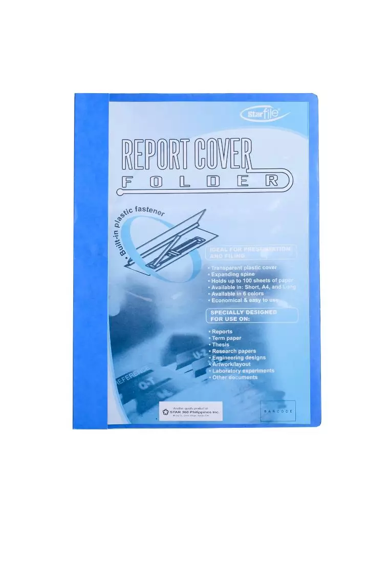 Buy Starfile Report Cover Clear 81/4`x113/4` Blue 25pc 2024 Online
