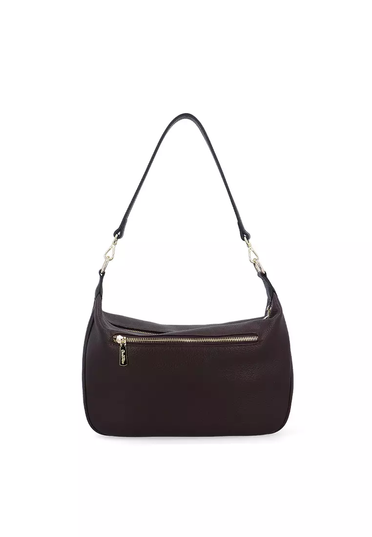 Muse Curve Shoulder Bag - Dark Coffee