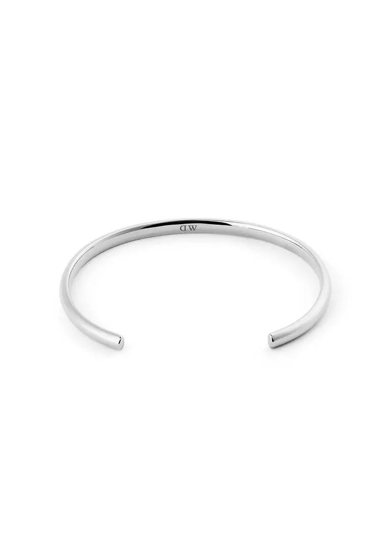 Classic Arch Cuff Silver 4mm - Unisex Bracelet for women and men stainless steel Bracelet DW Official Authentic Original
