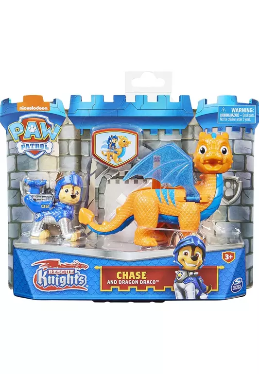 Paw Patrol, Rescue Knights Chase and Dragon Draco