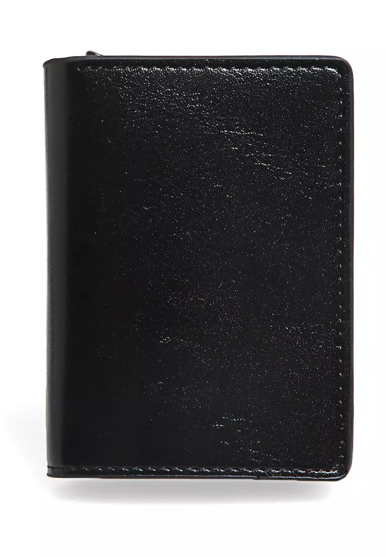 Dompet Kartu Unisex Card Wallet Simple Design Many Slot Material Leather ORIGINAL