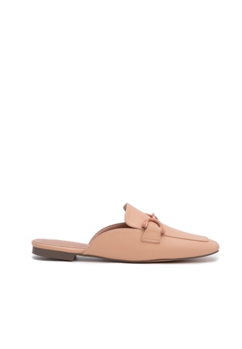 nose beige Buckled Flat Mules 8F88BSH20254ADGS_1