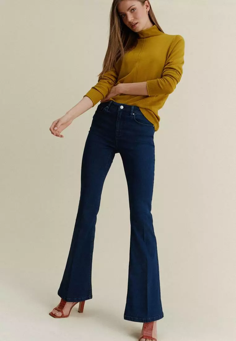 Stretch sales flare jeans