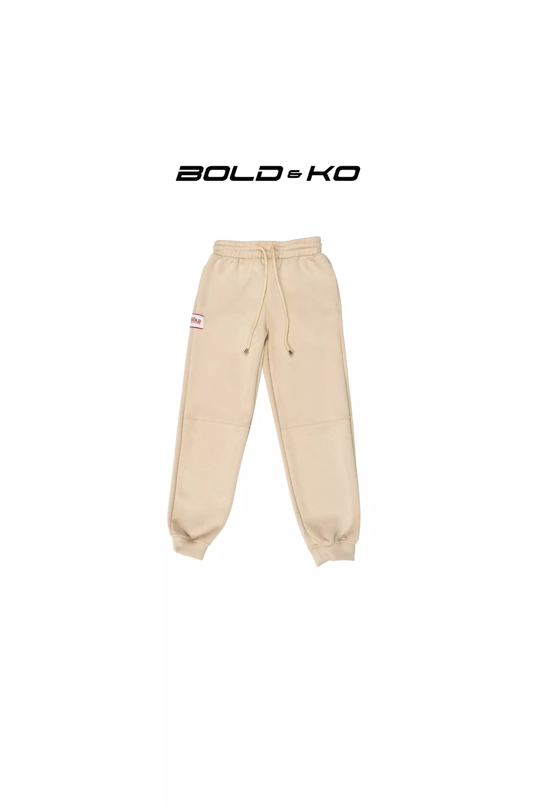 BOLD&KO Bk Limitless Loose Fit Track Suit for kids Cream