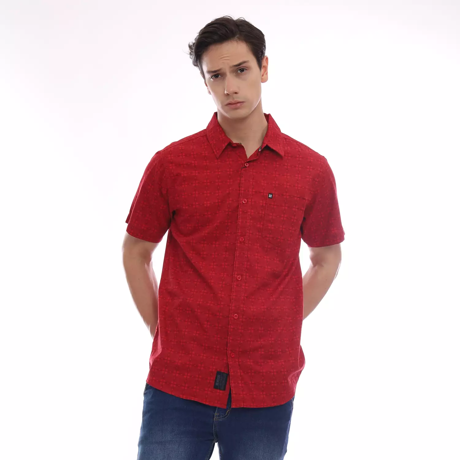 Insight Kemeja Lengan Pendek Pria Blocade Shirt Planet Surf