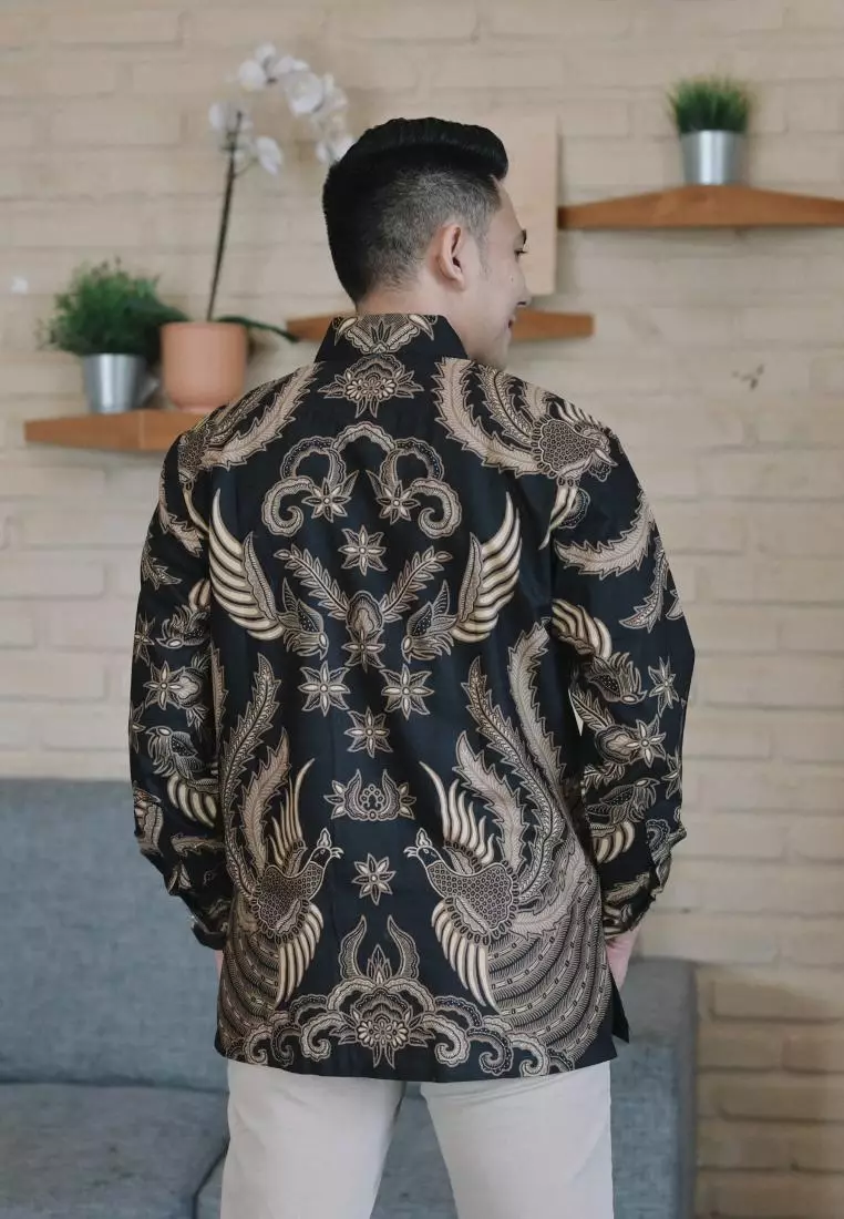 kemeja batik pria lengan panjang BATU RADEN J453