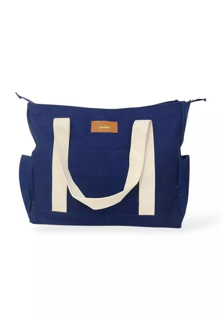 Hand Bag Denim (Tas Laptop) NAVY