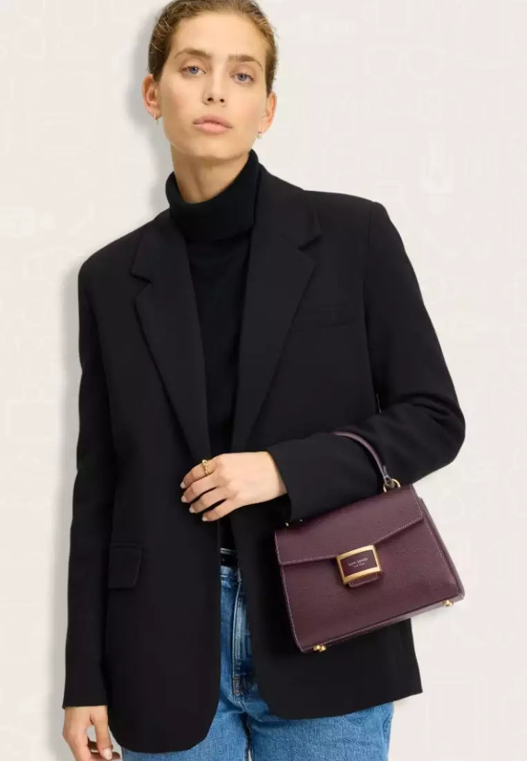 Kate Spade Katy Small Top-handle Bag Deep Cherry