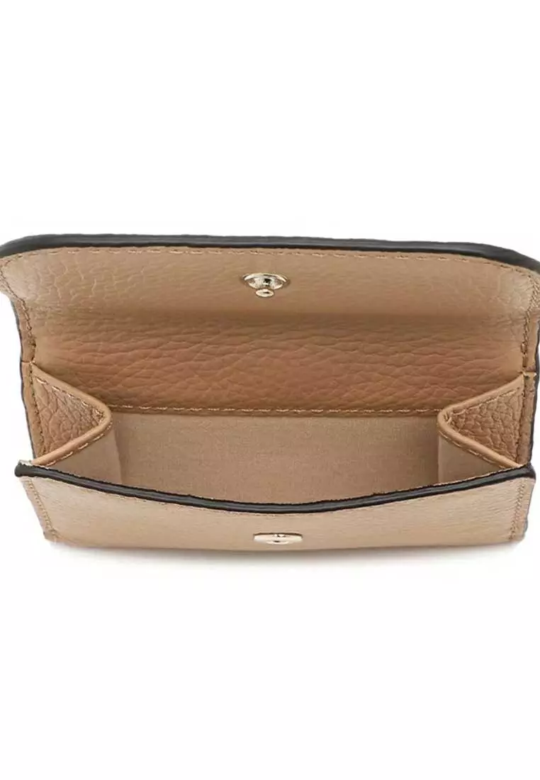 Alphabet Mini Trifold Wallet Light Tan CHC21WP946F57