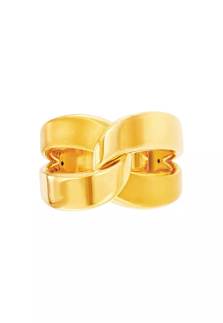 HABIB 999/24K Yellow Gold Ring LTR080624
