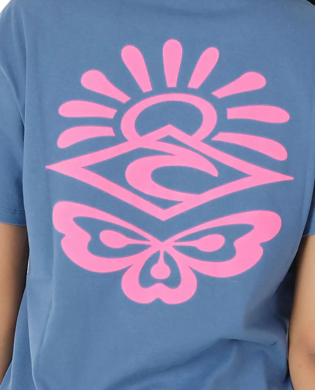 Rip Curl Women Icons Of Surf Relaxed Tee - Moonlight Blue