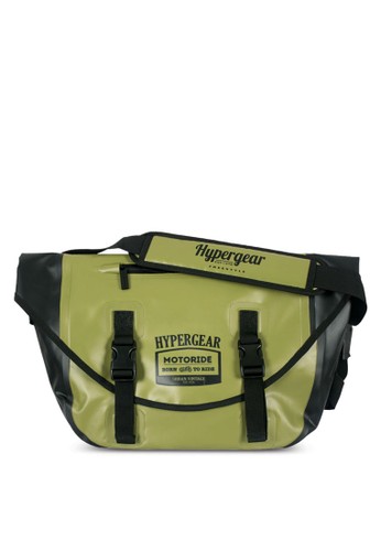 Hyesprit分店地址pergear 雙扣帶翻蓋斜背包, 包, 飾品配件