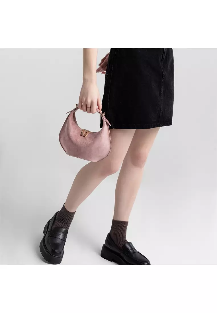 Kuki Mini Bag Suede - Blush