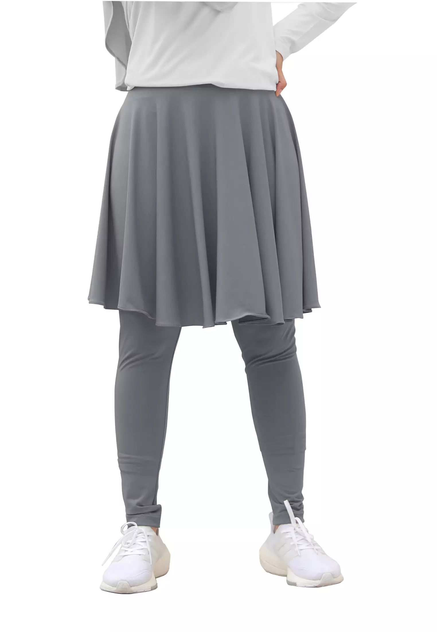 Zelena - Chahra Leggings Skirt | Celana Olahraga Legging Rok Wanita - L