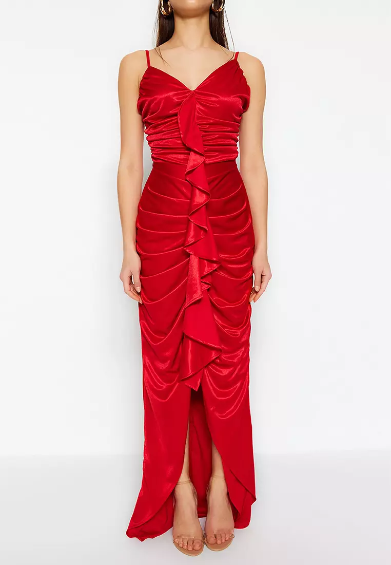 Red Evening Dress & Prom Dress