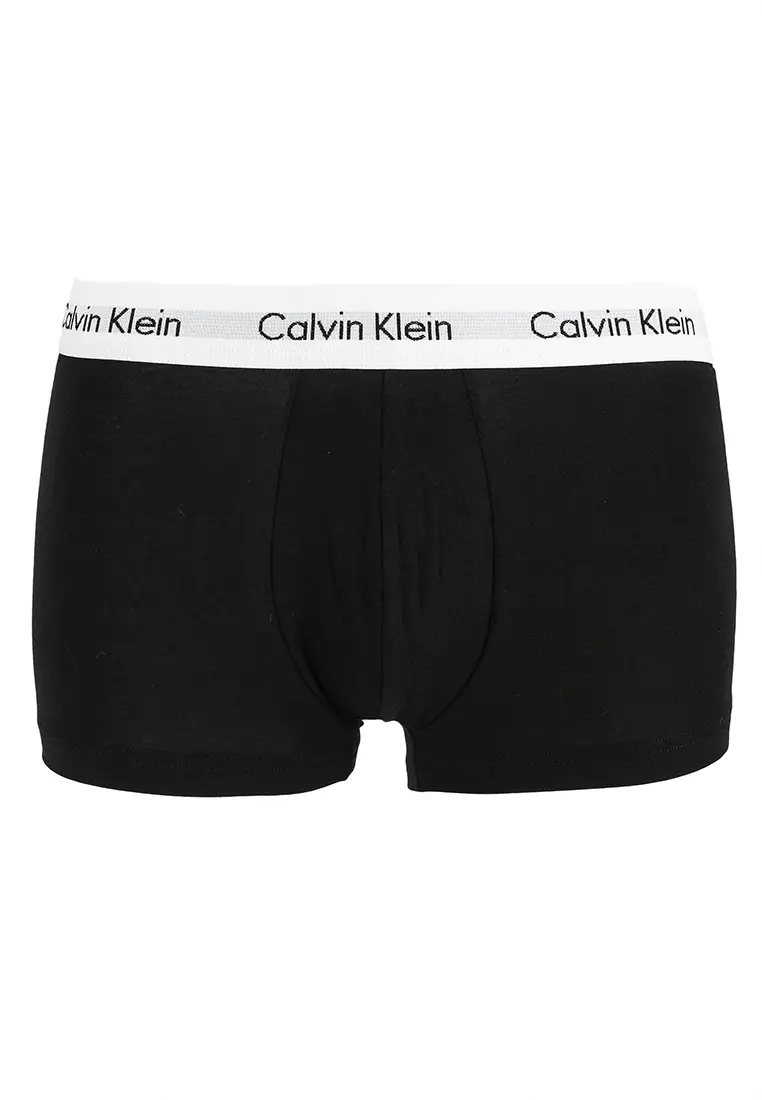 Cotton Stretch 3 Pack Low Rise Trunks - Calvin Klein Underwear