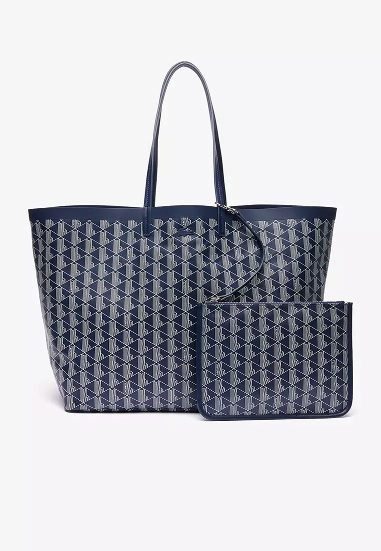 Buy Lacoste Zely Coated Canvas Large Tote 2024 Online | ZALORA Philippines