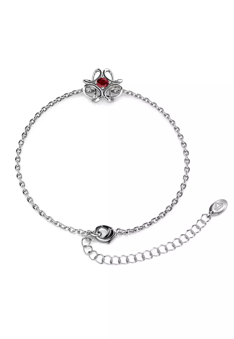 Daffodil Bracelet WG January - Gelang Crystal Swarovski by Her Jewellery