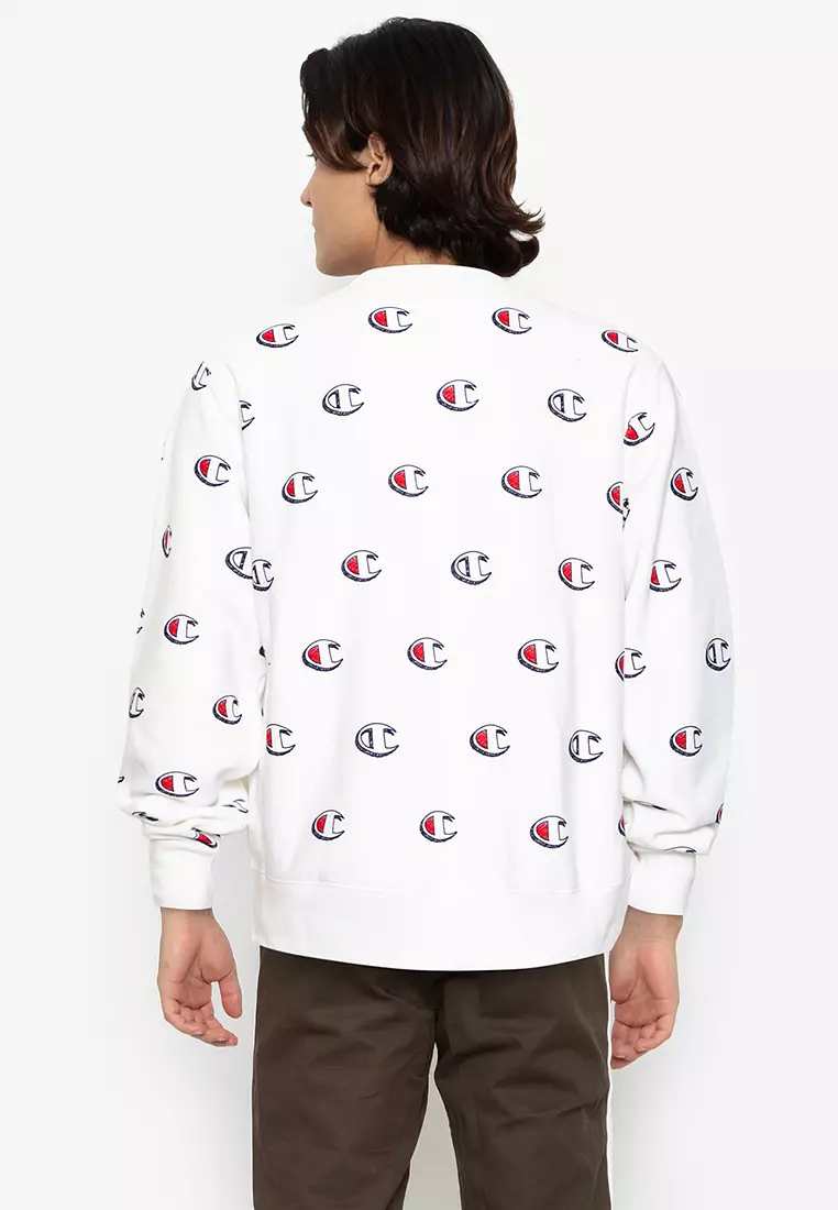 Champion sweater hotsell all over online