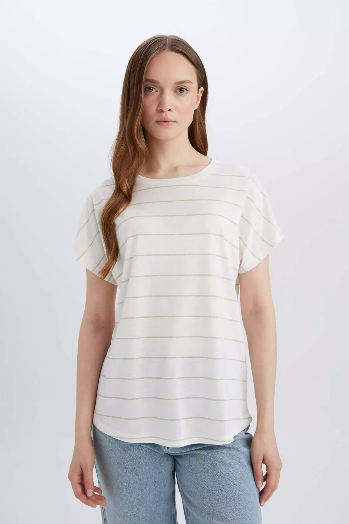 Crew Neck Short Sleeve T-Shirt E6075Ax25Sp