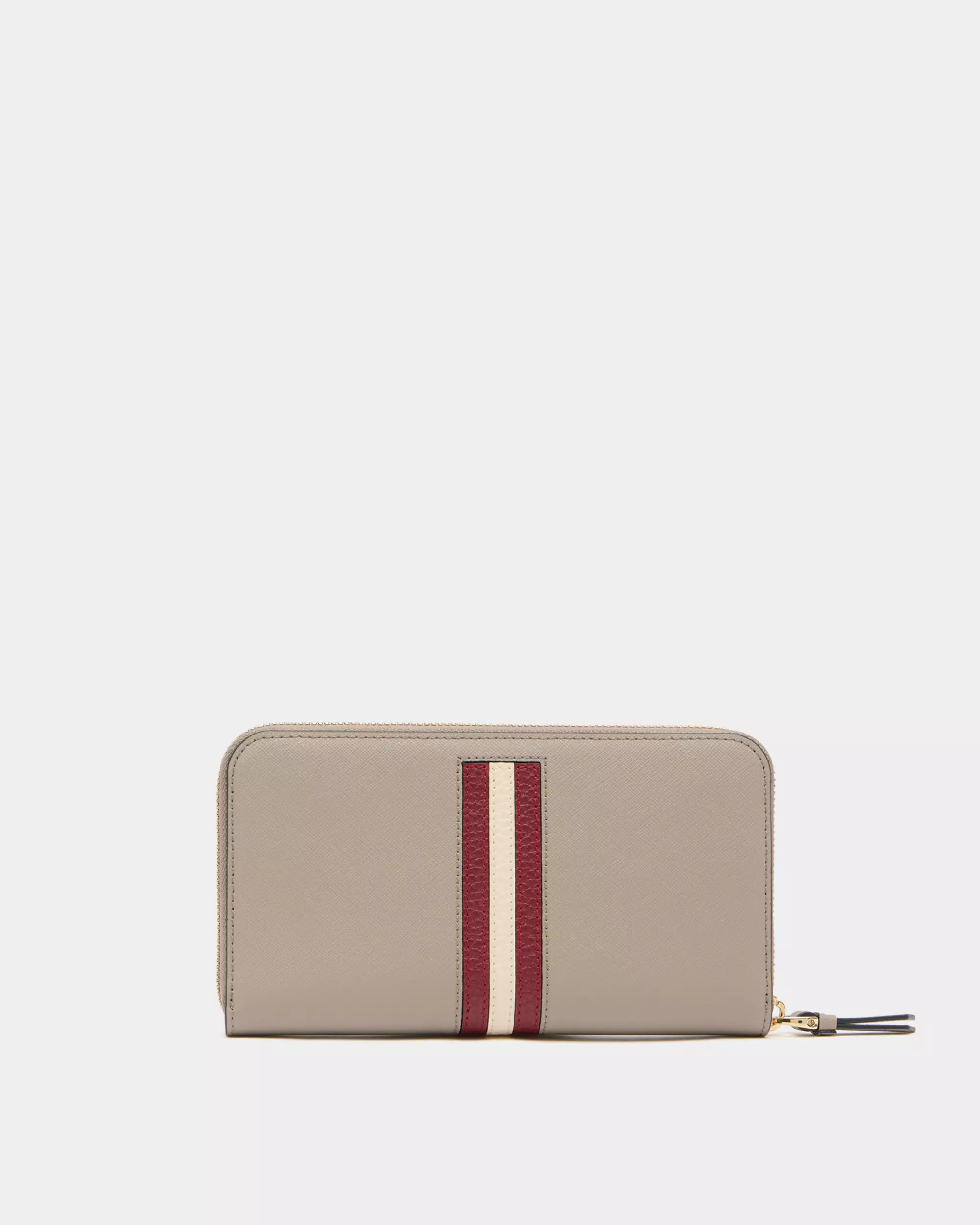 Sorissa Wallet in Leather - Wheat Grey