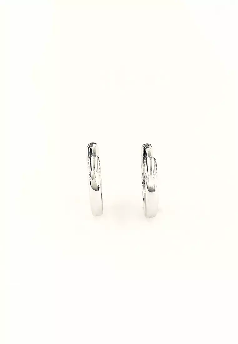 Buy silver clearance hoop earrings