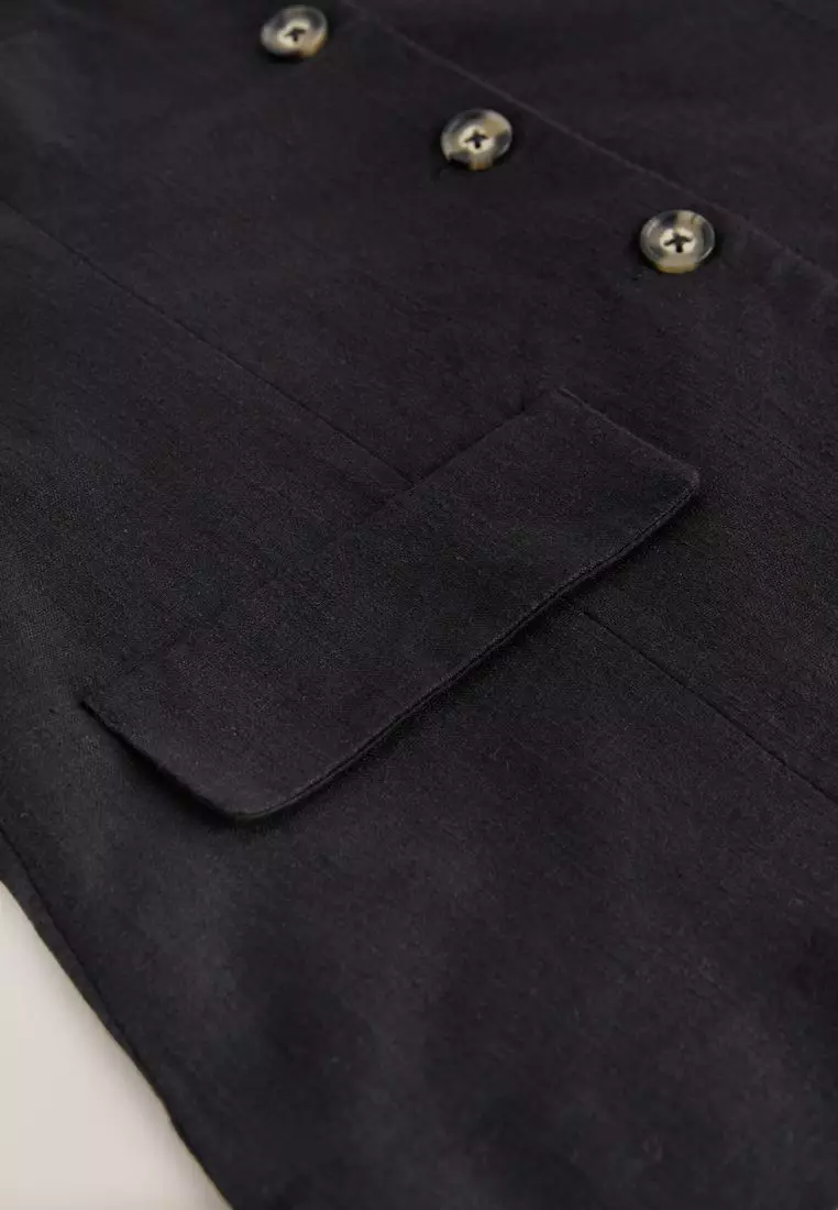 Linen Blend Waistcoat