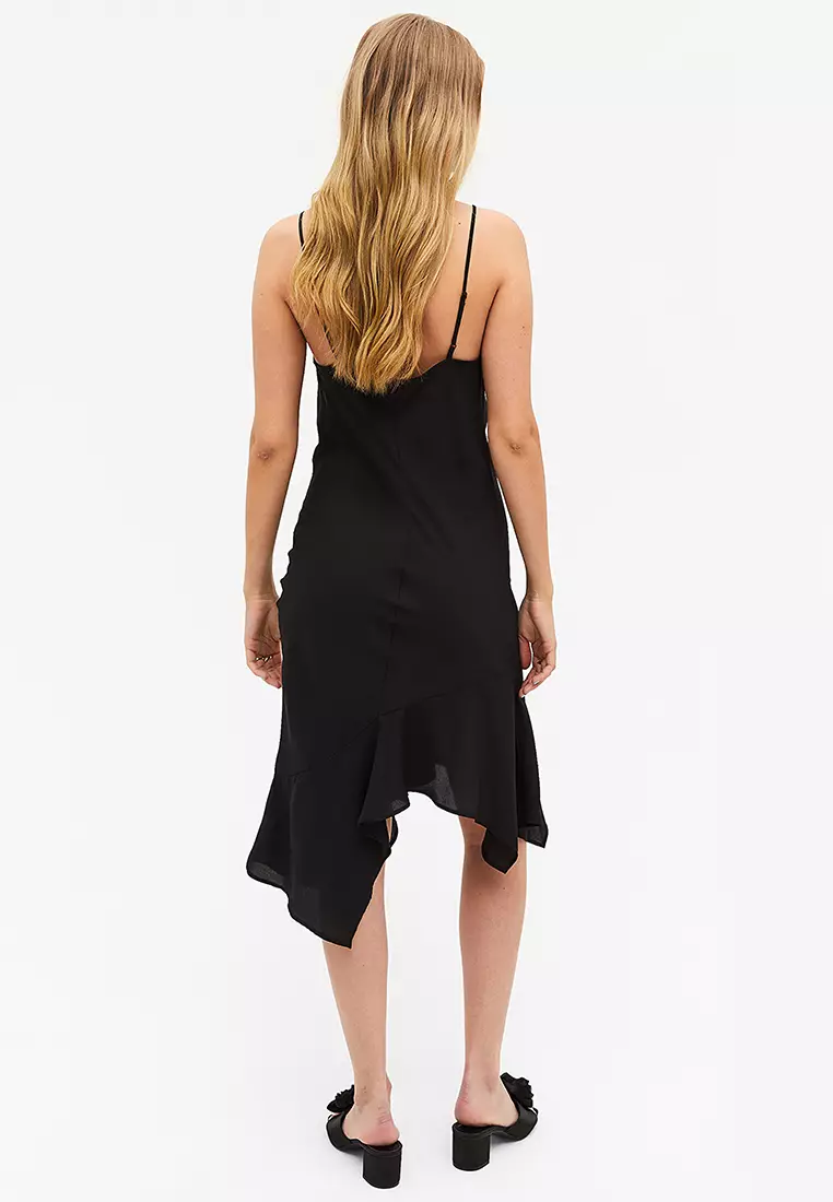 ASOS DESIGN mini cami slip dress in black