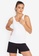 ZALORA ACTIVE white Cut Out Back Sleeveless Top 24284AAF1582C3GS_1