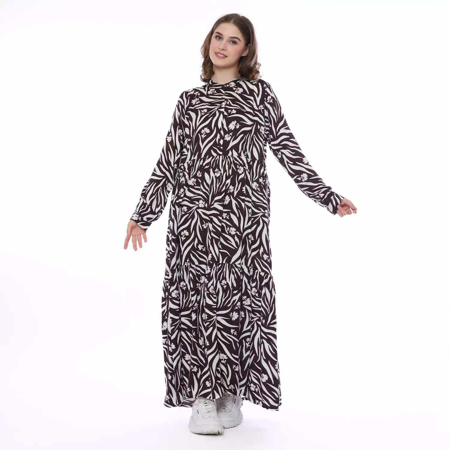 Planet Surf Clothing Dress Panjang Wanita Bila Maxy Dress 231C Planet Surf