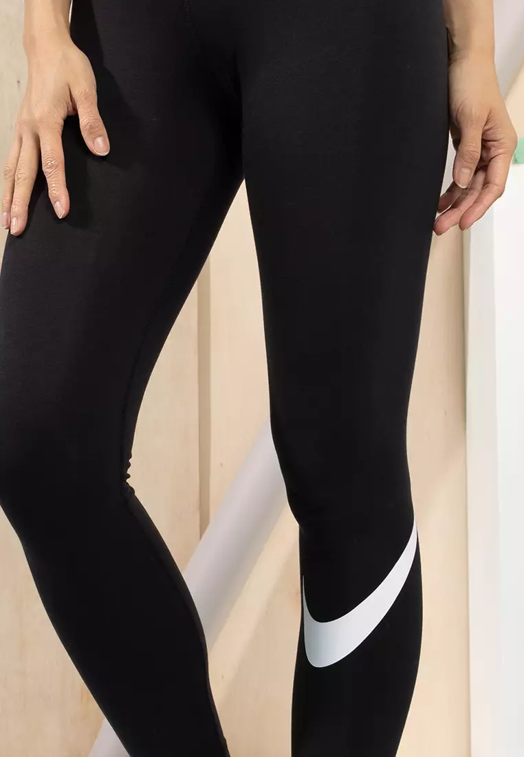 Buy Nike Essential Swoosh Mid Rise Leggings 2024 Online ZALORA