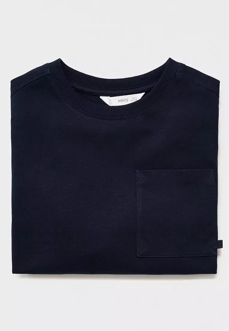 Long-Sleeved T-Shirt With Pocket
